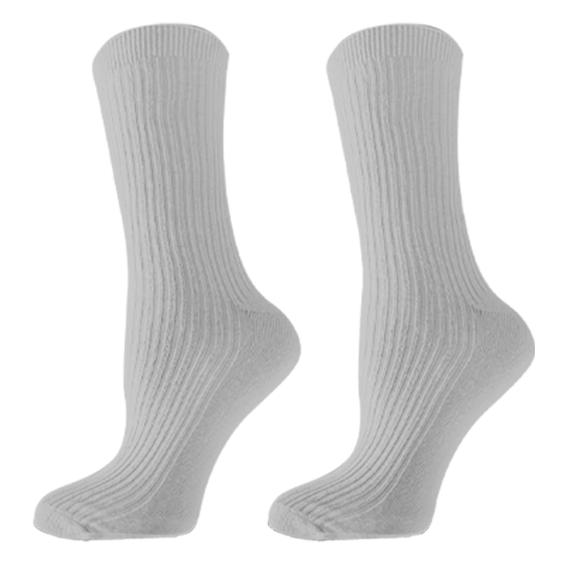 Дамски чорапи Agiva Happy Foottopia, Памук Жакард, Сив, 39-42 размер