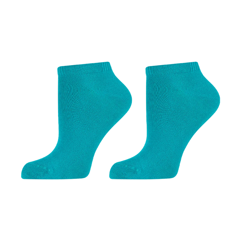 Дамски чорапи с къс конч Аgiva Happy Foottopia, Бамбук, Тюркоаз, 39-42