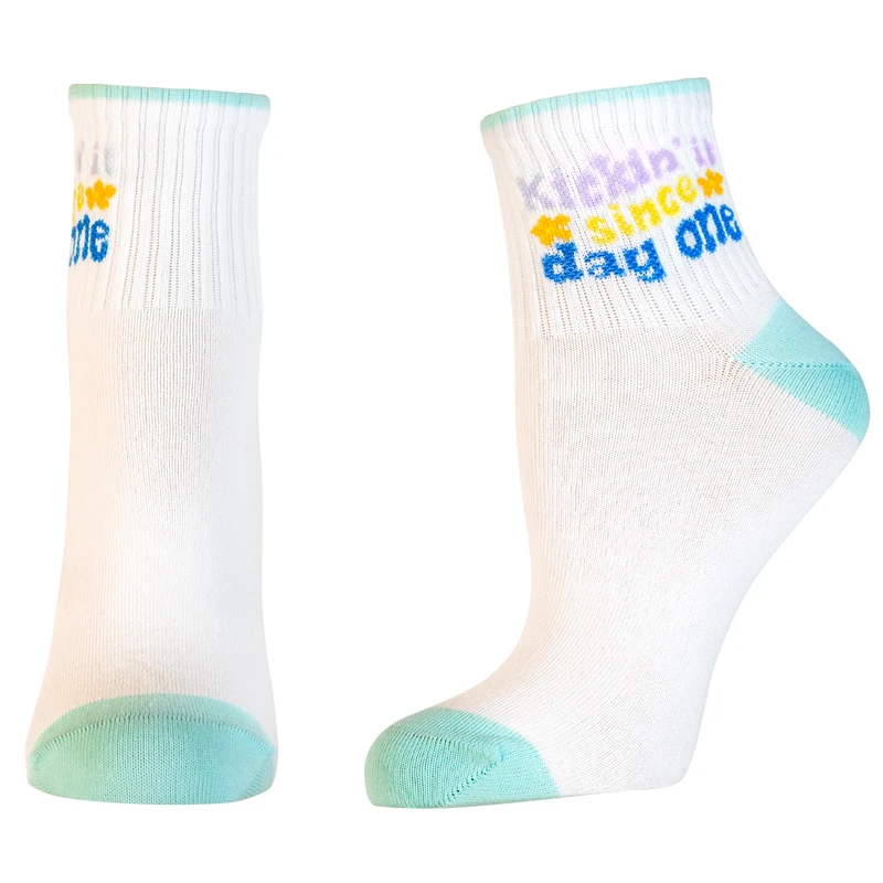 Къси дамски чорапи Agiva Happy Foottopia, College, Kicking it, 39-42