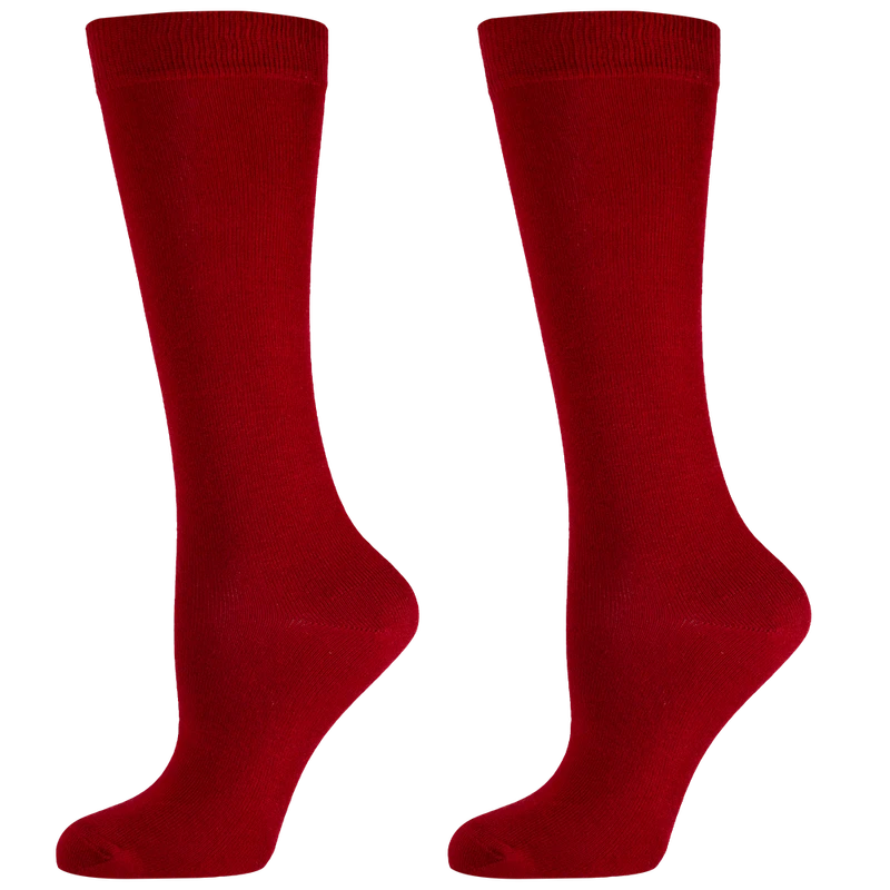 Дамски чорапи Agiva Happy Foottopia, 3/4, Памук, Червен, 35-38 размер