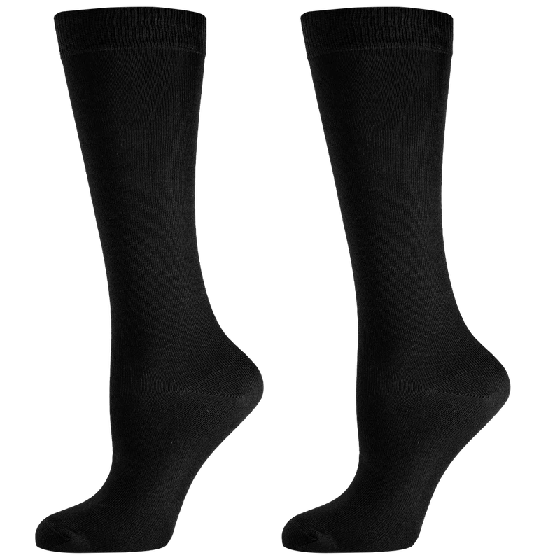Дамски чорапи Agiva Happy Foottopia, 3/4, Памук, Черен, 39-42 размер