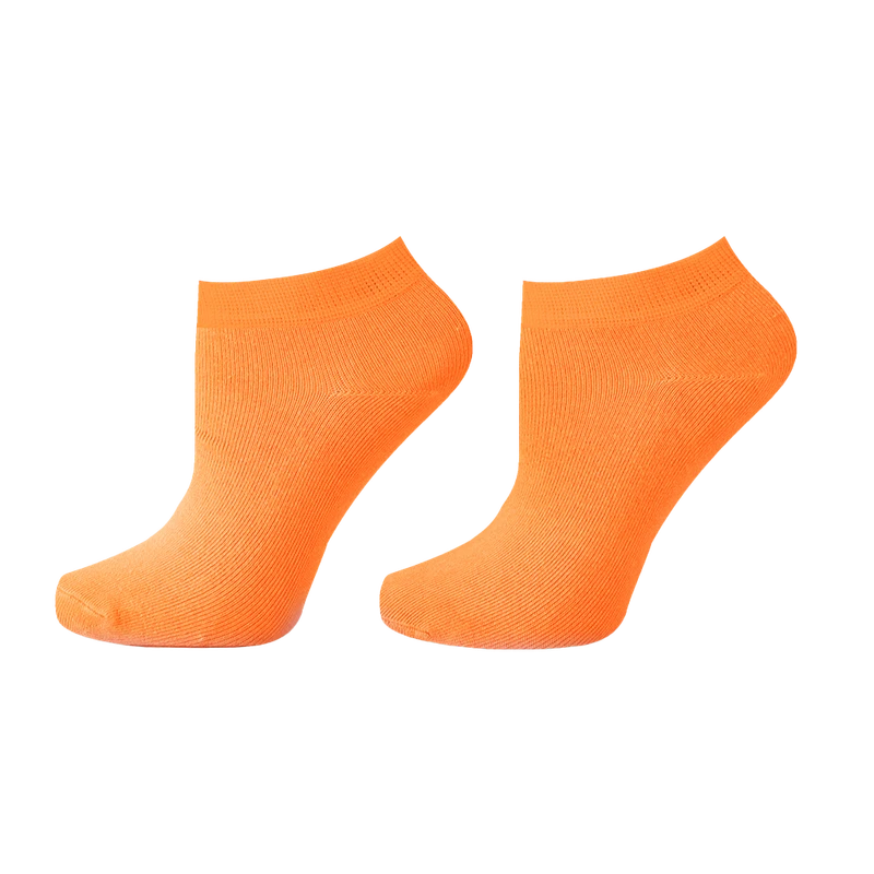 Дамски чорапи за маратонки Agiva Happy Foottopia, От бамбук, С графичен дизайн, 39-42, Оранжеви