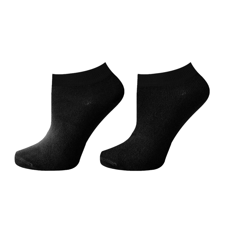 Дамски чорапи Agiva Happy Foottopia, Къс конч, Бамбук, Черен, 35-38 размер