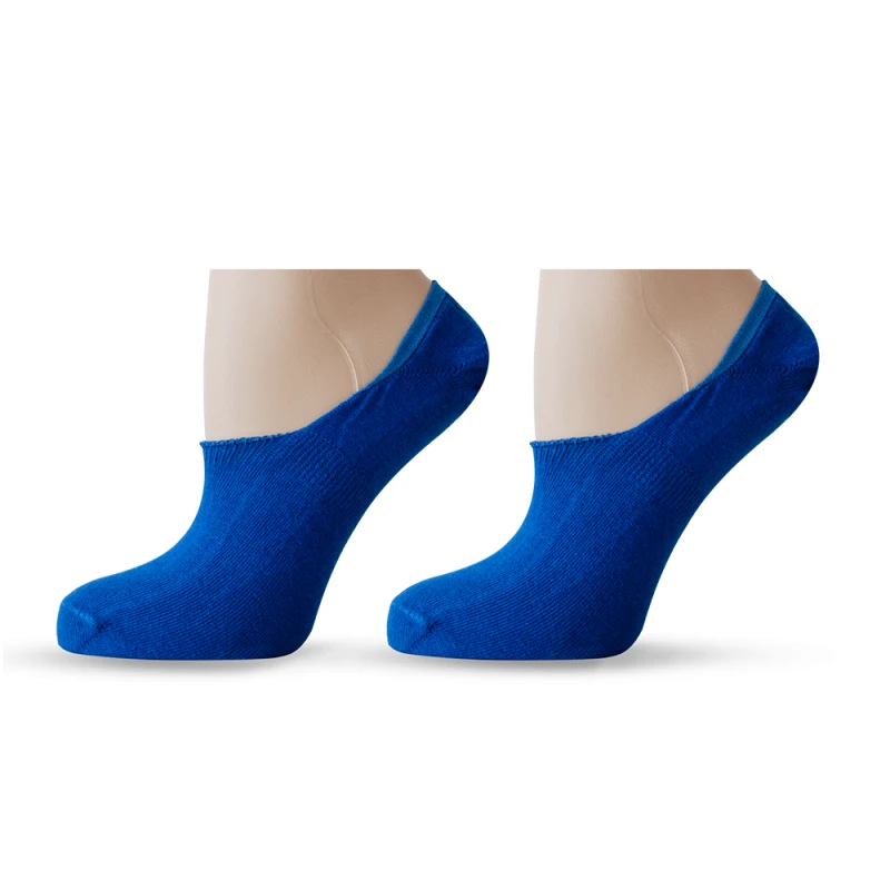 Дамски терлици за маратонки Agiva Happy Foottopia, От пениран памук, Сини, 35- 38