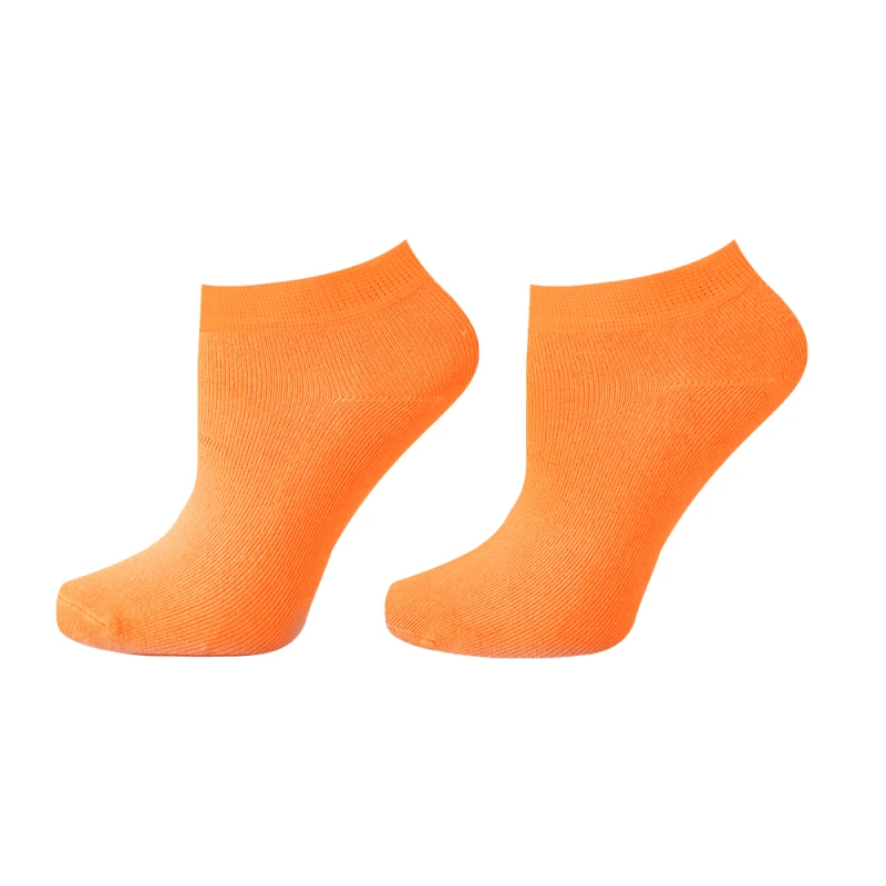Дамски чорапи за маратонки Agiva Happy Foottopia, От бамбук, С графичен дизайн, 35-38, Оранжеви