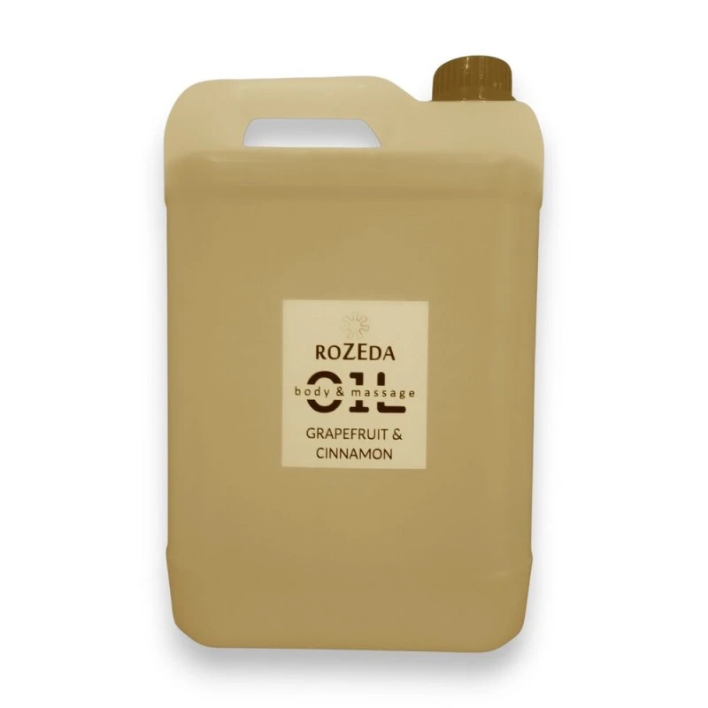Професионално масажно масло, 5 L - Грейпфрут и Канела