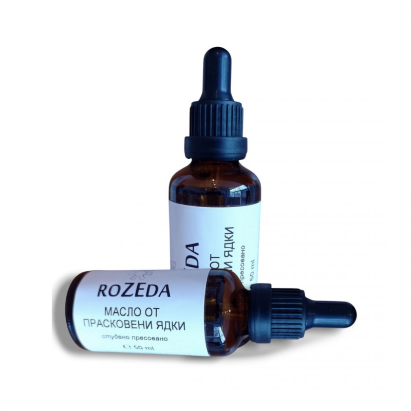 Масло от Прасковени ядки Rozeda, 50 ml - студено-пресовано, 100% чисто и натурално
