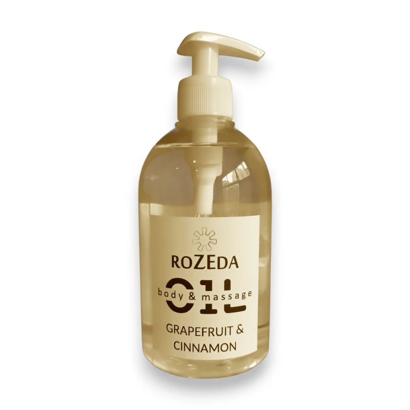 Професионално масажно масло, 500 ml - Грейпфрут и Канела