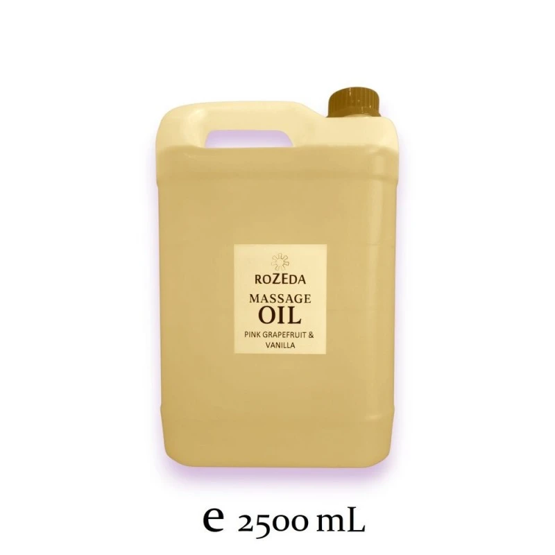 Професионално масажно масло, 2.5 L - Розов грейпфрут и Ванилия