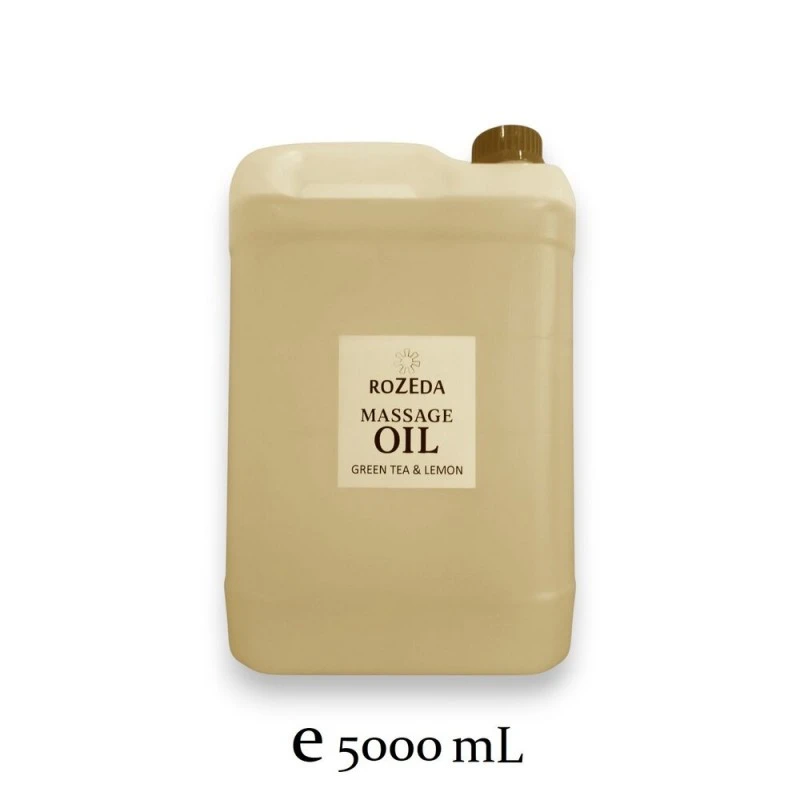 Професионално масажно масло, 5 L - Зелен чай и Лимон