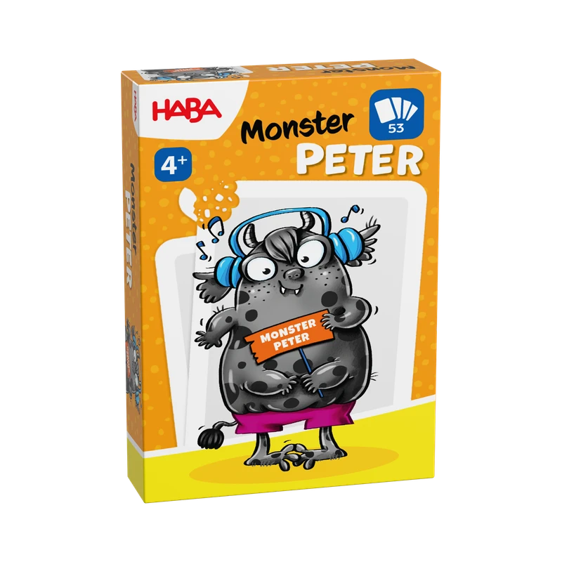 Игра с карти Черен Петър Чудовища, За деца, 4+ години