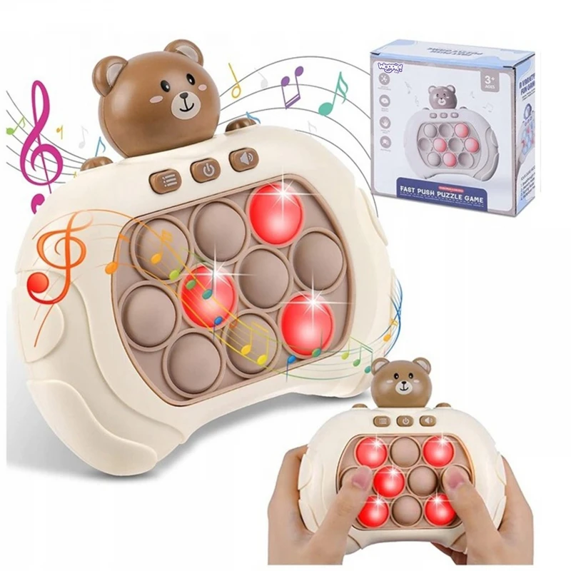 Интерактивна антистрес игра Мече, 4 режима на игра