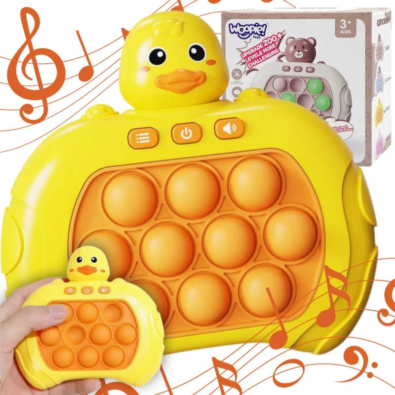 Интерактивна детска антистрес игра Пате, 4 режима на игра