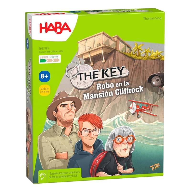 Настолна игра Ключът Кражбата във Вила Клифорк, Детективска, 8+ години
