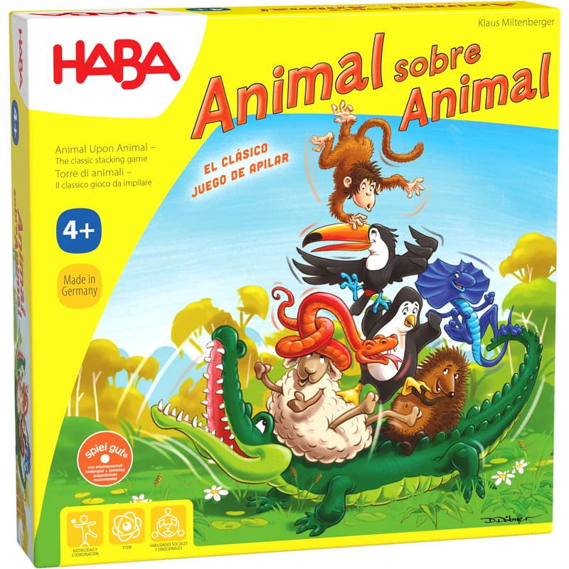 Настолна игра Животно върху животно, Баланс и моторика, 4+