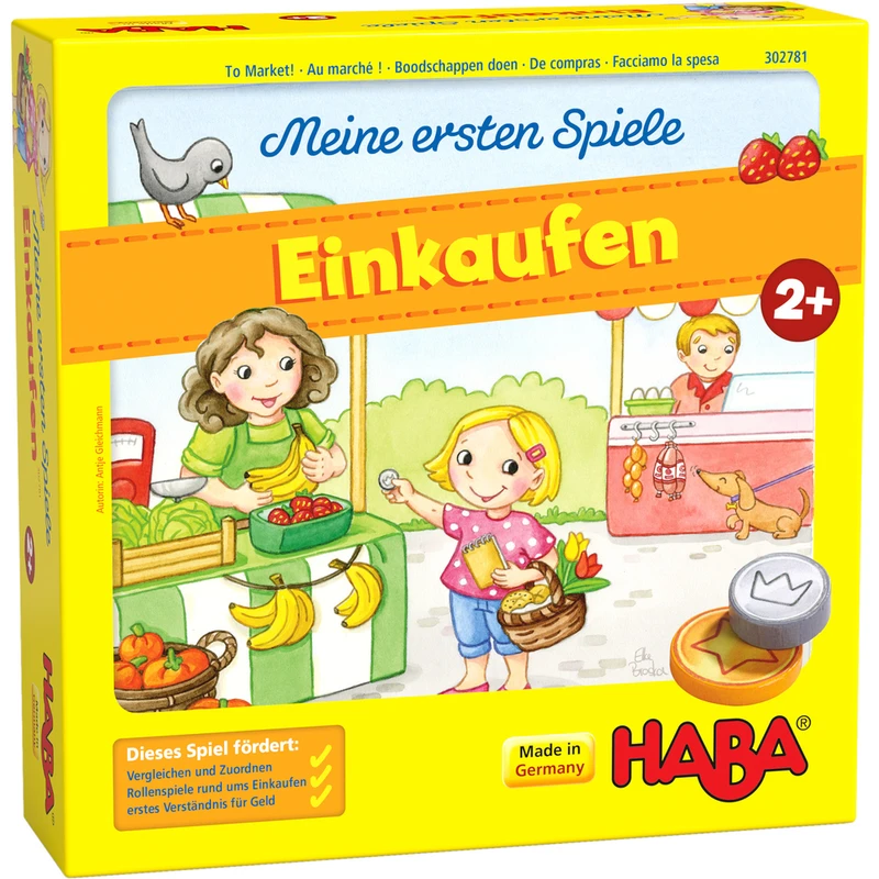 Настолна игра На пазар, Немска игра за деца, 2+ години
