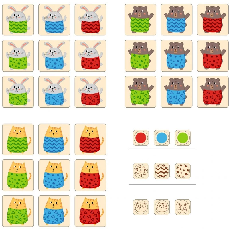 Настолна игра за бърза реакция VIGA Намери ме