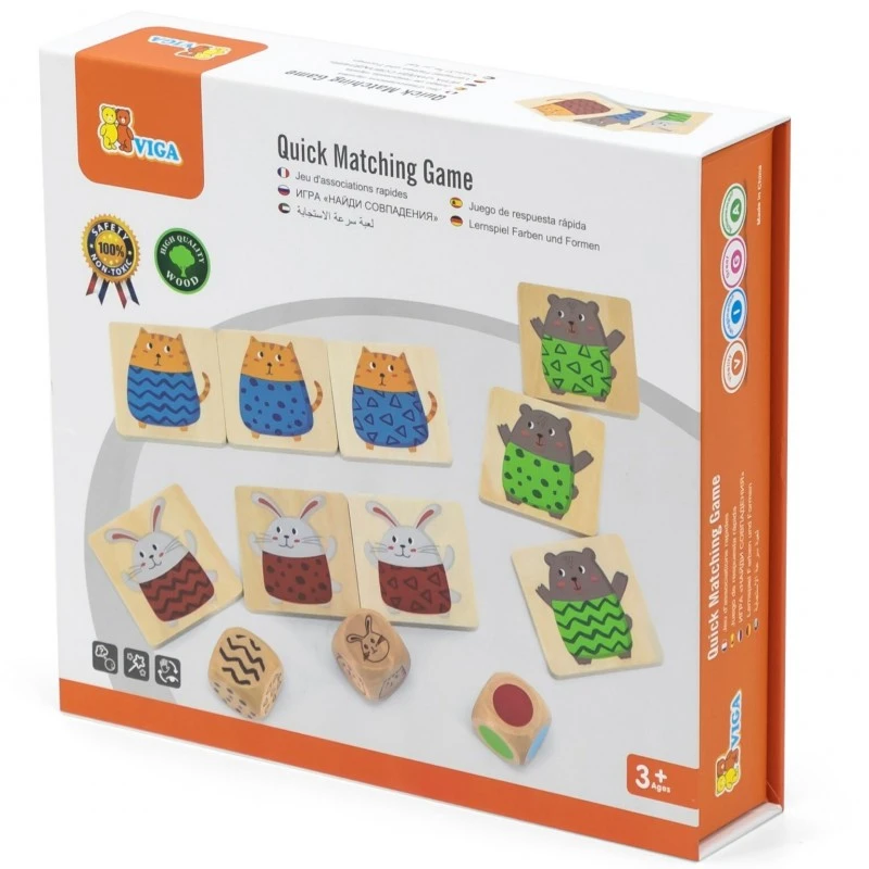 Настолна игра за бърза реакция VIGA Намери ме