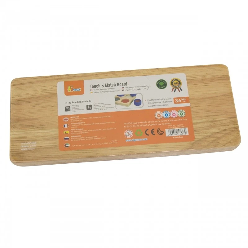 Тактилна Играчка Сензорен Сортер VIGA, 10 части