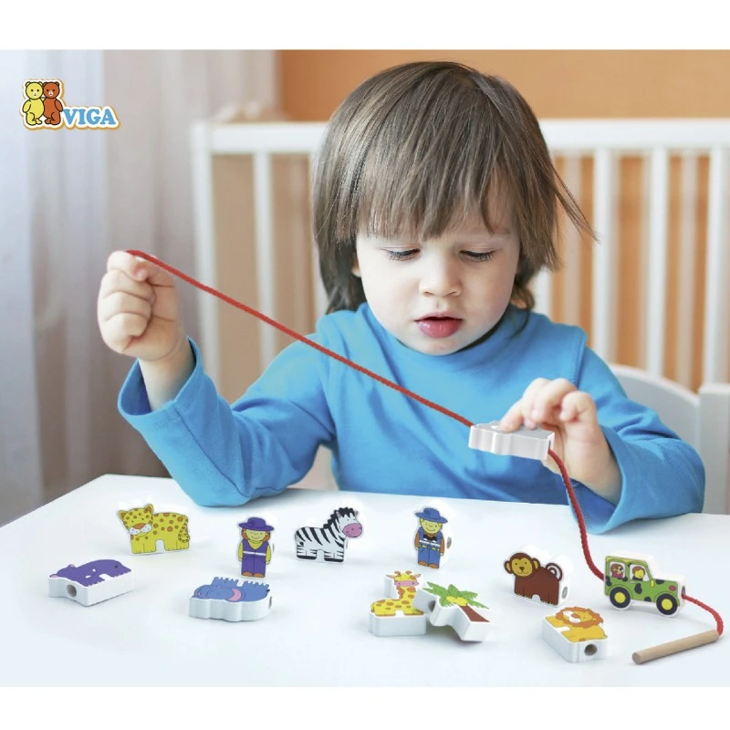 Комплект от дърво за нанизване VIGA, Ферма