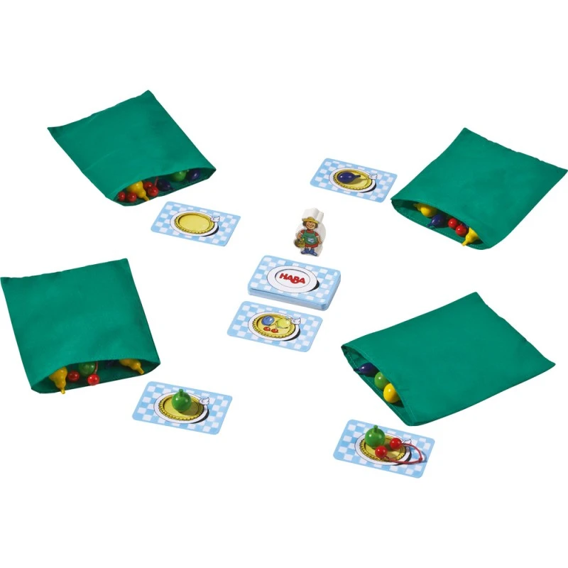 Колекция 10 настолни образователни игри, ХАБА 302282 (3-6год.), ОВОЩНА ГРАДИНА, ЕКО материали, С инструкция на български, Немска
