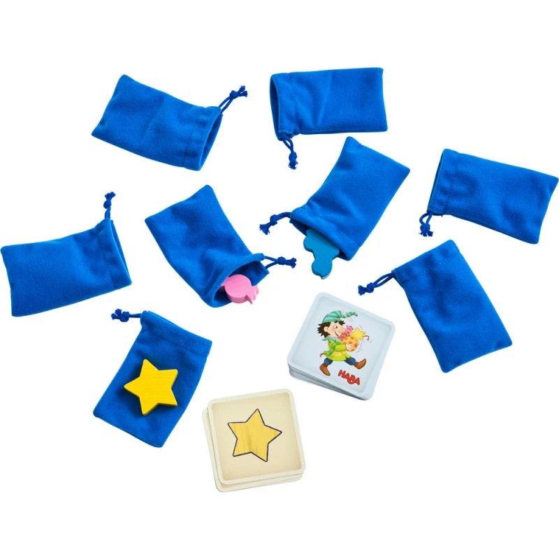 Тактилна настолна игра, ХАБА 304508 (4-6год), Усети отново! ФИДЪЛ-ФИДЪЛ , ЕКО: Дърво,картон и текстил, С инструкция на български, Немска