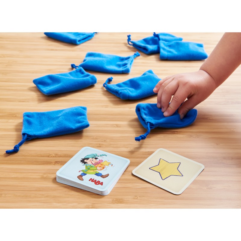 Тактилна настолна игра, ХАБА 304508 (4-6год), Усети отново! ФИДЪЛ-ФИДЪЛ , ЕКО: Дърво,картон и текстил, С инструкция на български, Немска