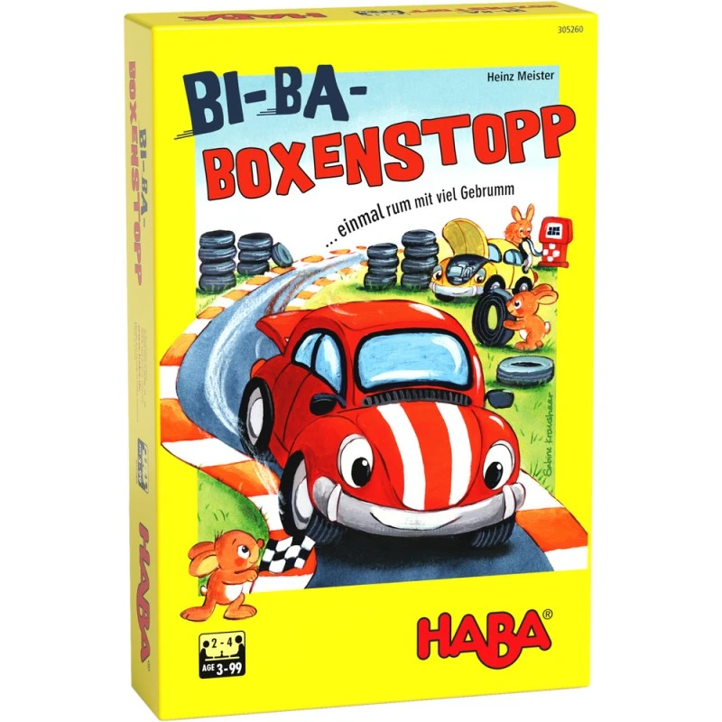 Забавна настолна игра ХАБА 305260 (3-99год.), СЕРВИЗ ФОРМУЛА 1, ЕКО материали, С инструкция на български език, Немска