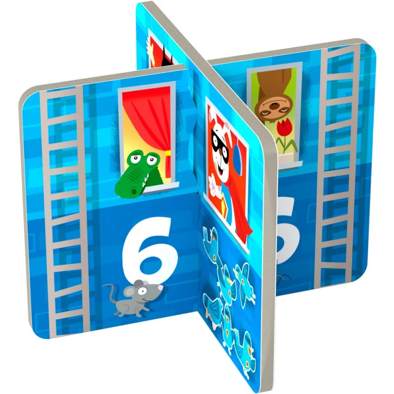 Настолна 3Д детска игра ХАБА 305912 (2+), 3 варианта на игра, РИНО за на-малките, Дърво и картон, С инструкция на български, Немска