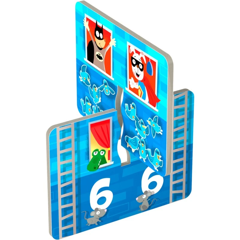 Настолна 3Д детска игра ХАБА 305912 (2+), 3 варианта на игра, РИНО за на-малките, Дърво и картон, С инструкция на български, Немска