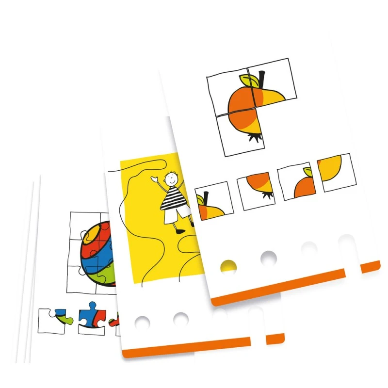 Логическа игра за деца 4+, ХАБА 306118, Стартов комплект механизъм и карти LOGICASE, Немска, Размер 17х13х5см