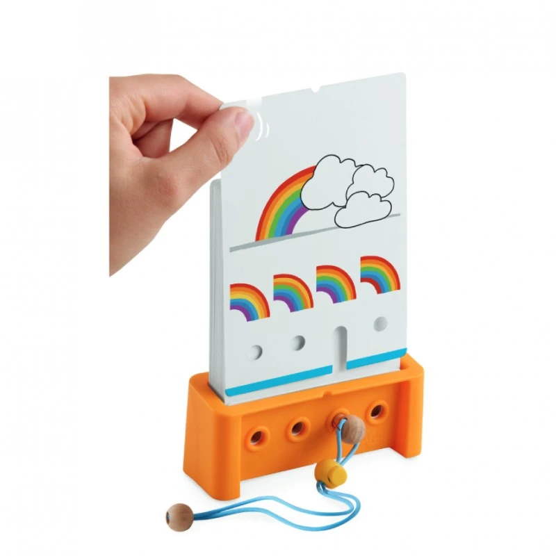 Логическа игра за деца 6+, ХАБА 306121, Стартов комплект механизъм и карти LOGICASE, Немска, Размер 17х13х5см