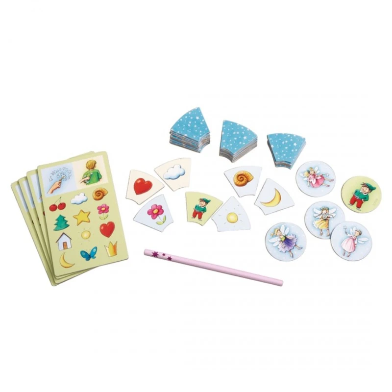 Кооперативна настолна игра, ХАБА 4094 (4-10год.), ПРИНЦЕСА И ТАЛАСЪМ, ЕКО: Дърво и картон, С инструкция на български език, Немска