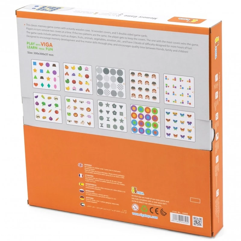 Мемо игра за памет с 10 карти VIGA