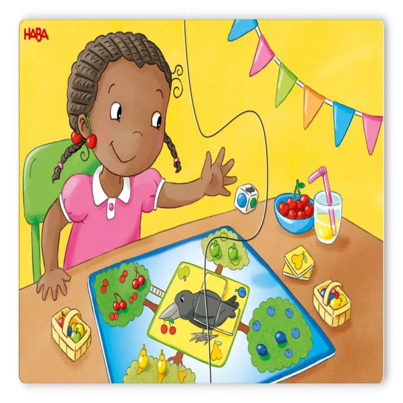 Пъзели детски Моите играчки 2+, 10 броя, 2 части, Картон, Немски, Haba 306799