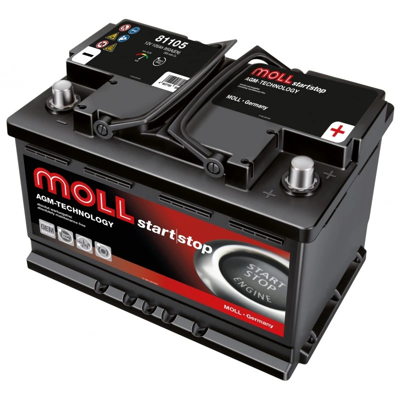 Акумулатор MOLL Start-Stop AGM 12V 105AH