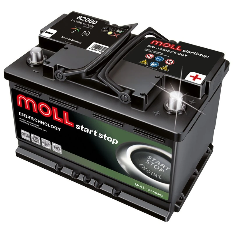 Акумулатор MOLL Start-Stop EFB 12V 60AH