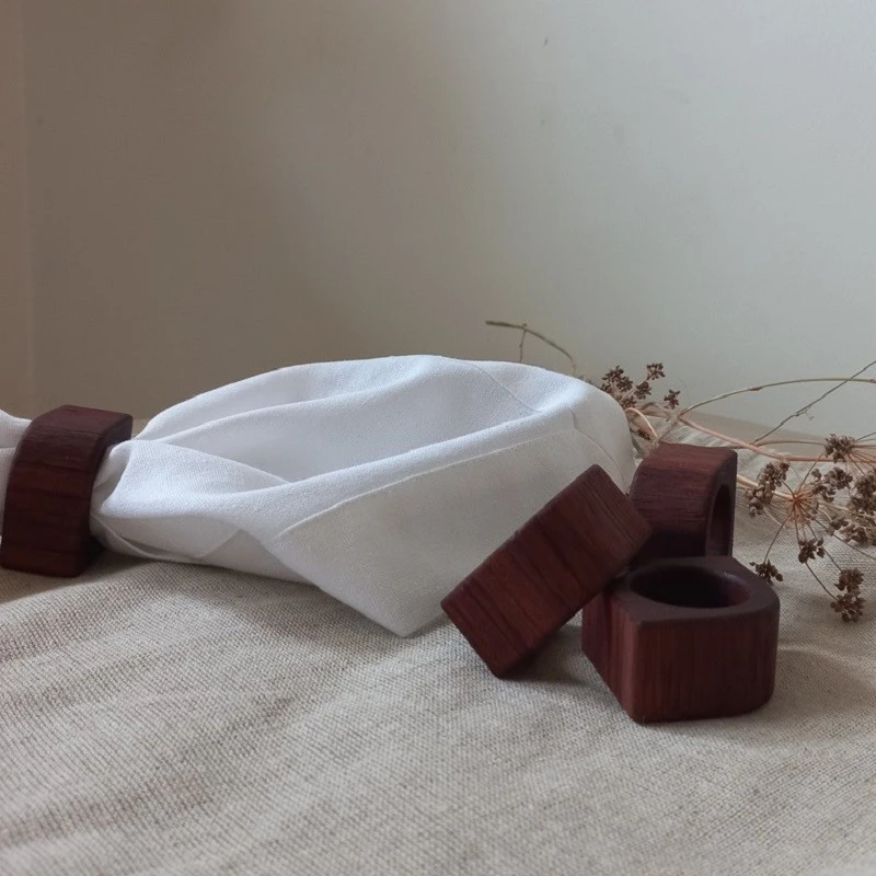 Пръстени за салфетки Зебрано, комплект 4 бр.