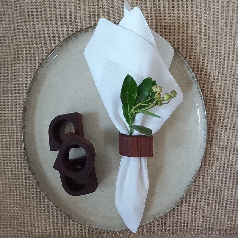 Пръстени за салфетки Зебрано, комплект 4 бр.