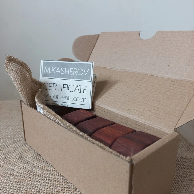 Пръстени за салфетки Зебрано, комплект 4 бр.