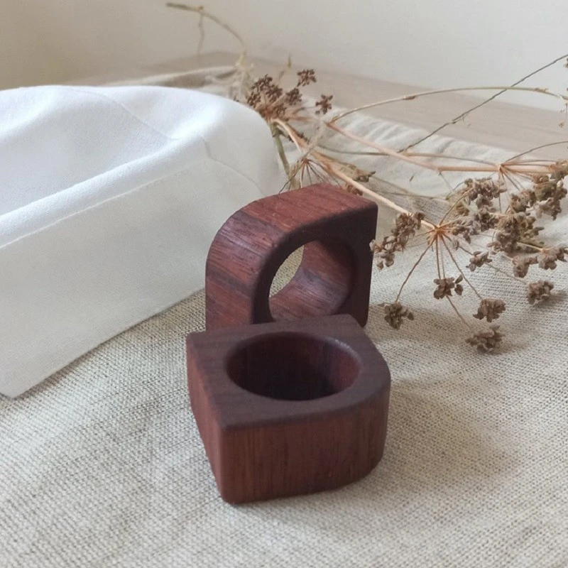 Пръстени за салфетки Зебрано, комплект 4 бр.