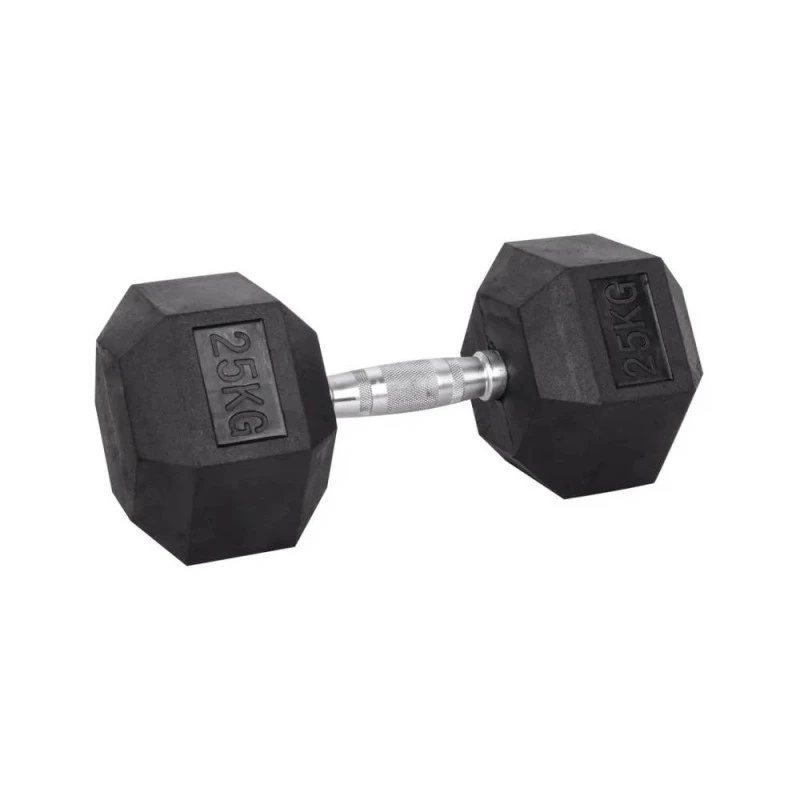 Хексагонален дъмбел inSPORTline Hexsteel 25 кг