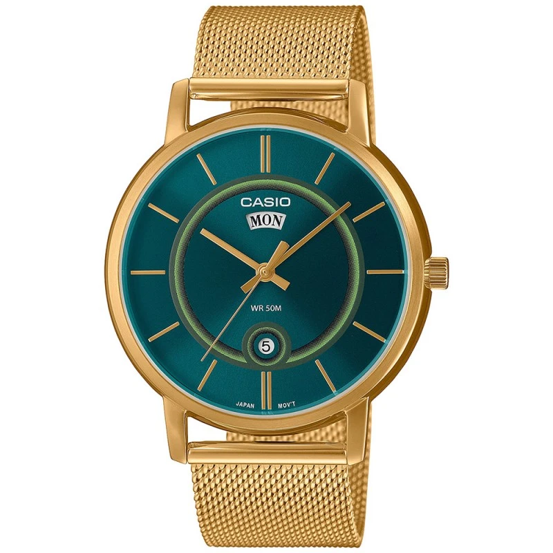 Мъжки часовник Casio MTP-B120MG-3A,стоманена верижка