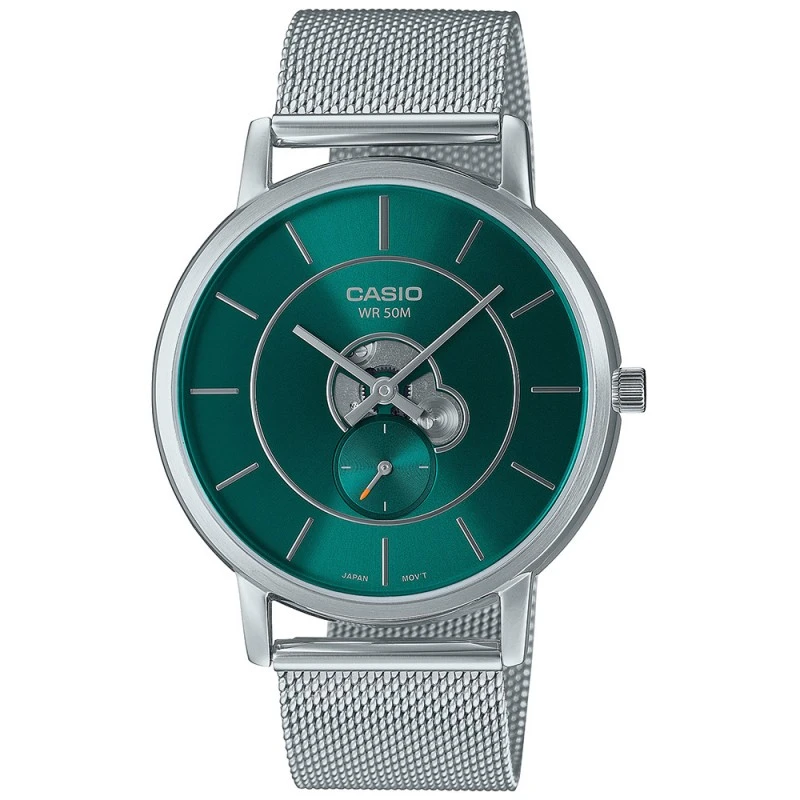 Мъжки часовник Casio MTP-B130M-3A,стоманена верижка