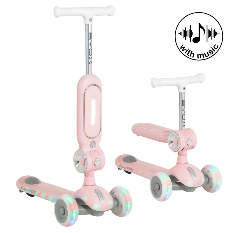 Тротинетка 2in1 StreetPro pink