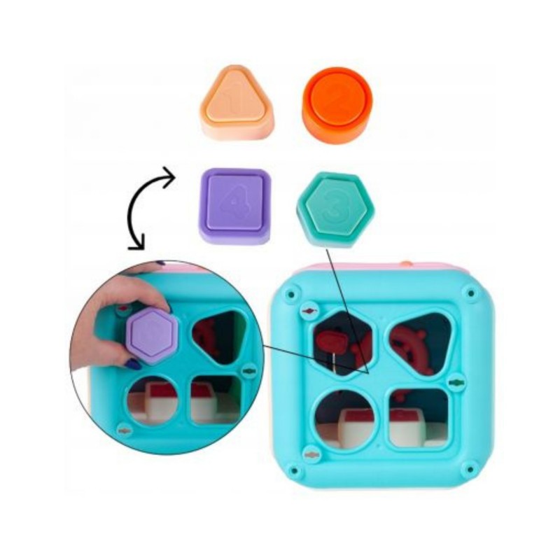 Интерактивен музикален куб 6в1 668-108