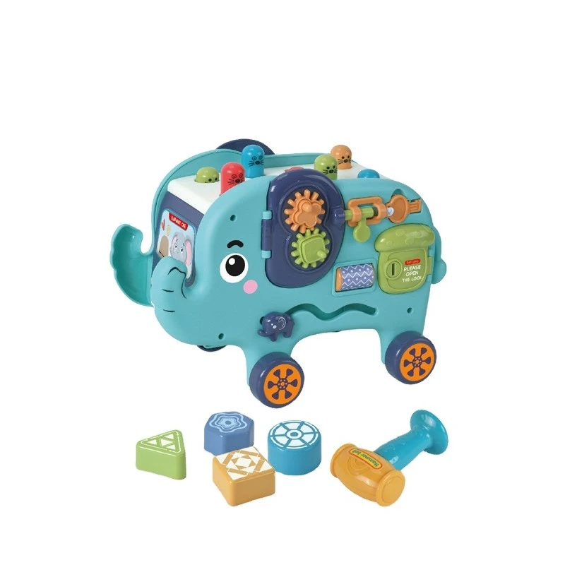Интерактивна играчка със сортер Слонче RJ6801B