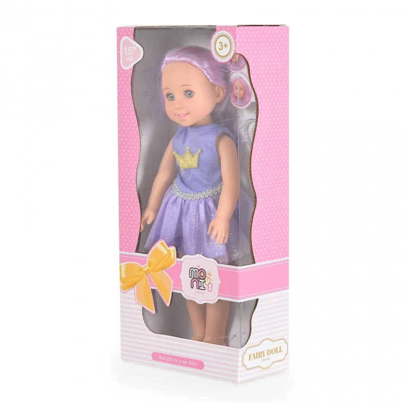 Кукла 38 cm Fairy Doll Sun, лилава LS1502-5