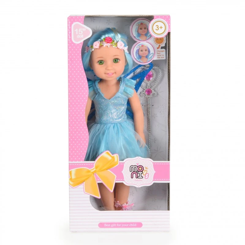 Кукла 38 cm Fairy Doll Sun, синя LS1502-3