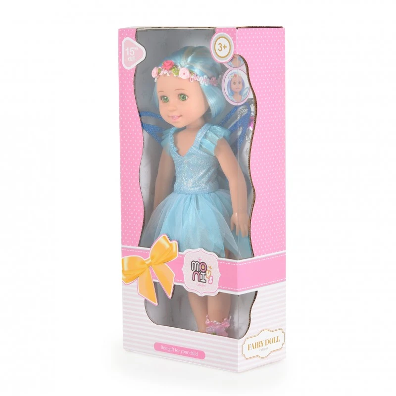 Кукла 38 cm Fairy Doll Sun, синя LS1502-3